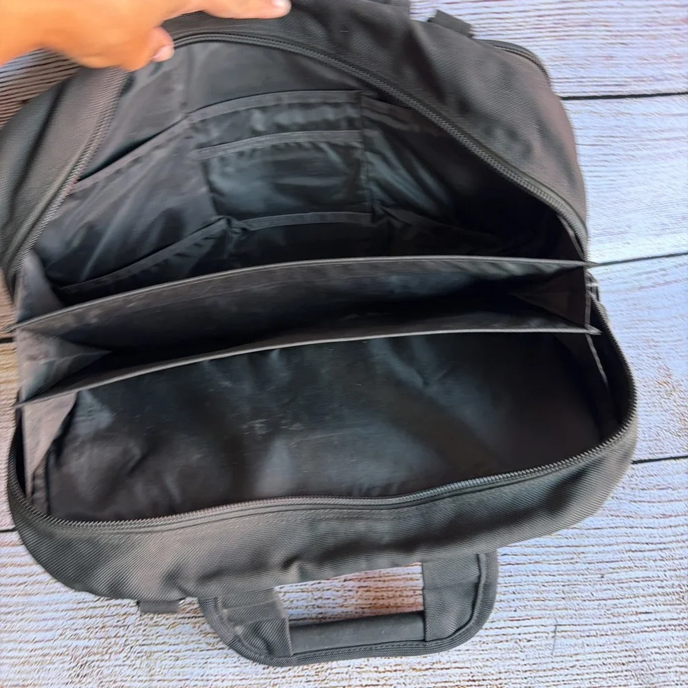 Brenthaven Black Laptop Messenger Bag Briefcase Padded Work Travel 14x10